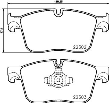 Product of Brembo P36031N Brake Pad - Set Of 4 