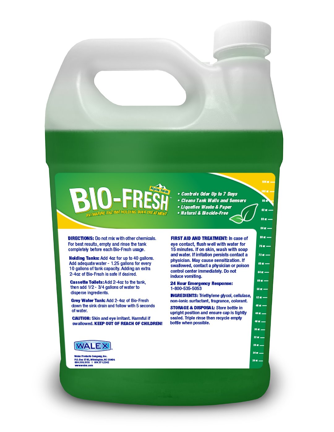Walex Biofraf1g Waste Holding Tank Treatment||walex-Bf-Alpinefresh-Composite-Back-128oz.Jpg||85||w62biofraf1g||1703379