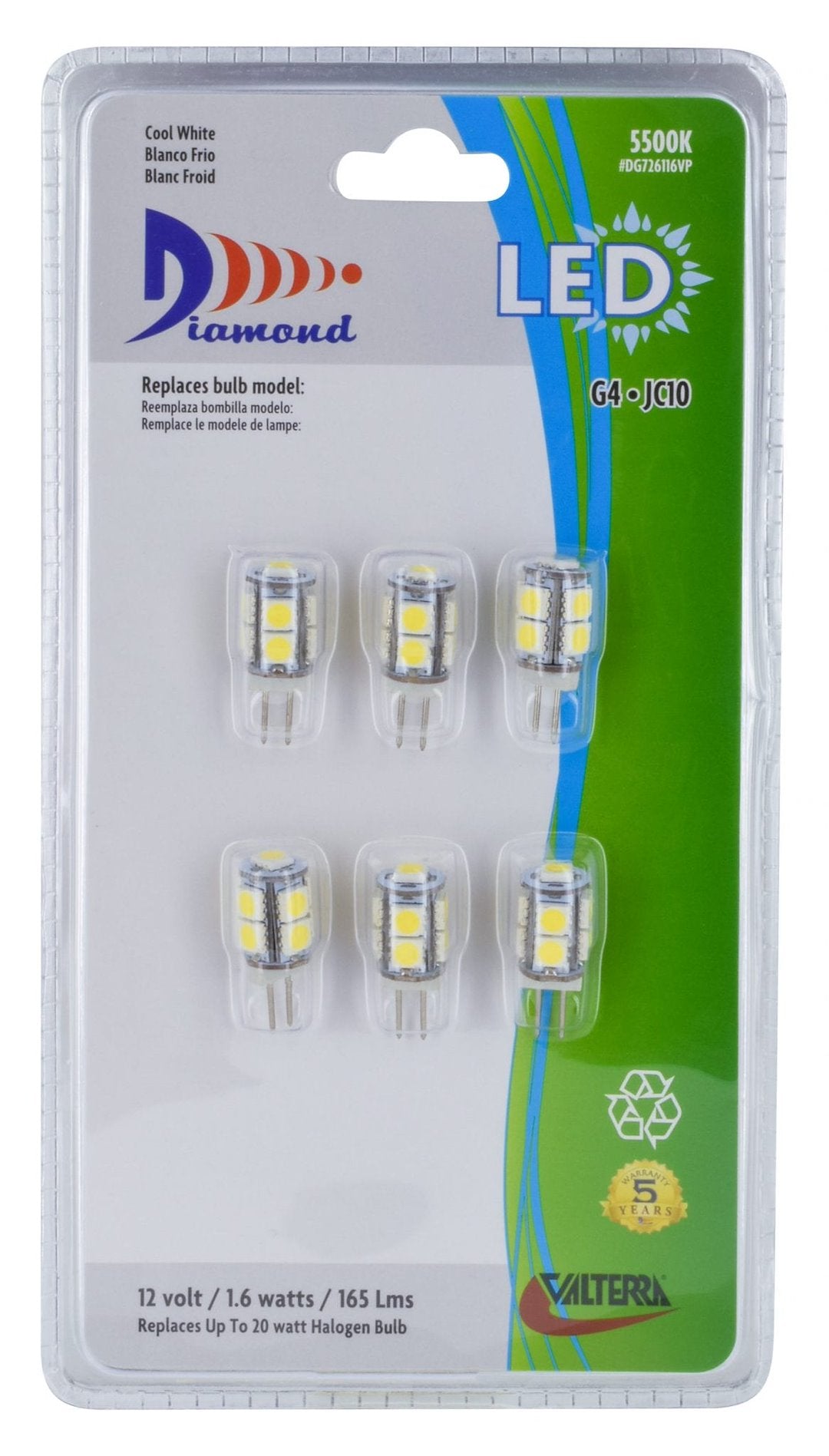 Valterra Dg726116vp Multi Purpose Light Bulb - Led||dg726116vp_1.Jpg||86||v46dg726116vp||855125