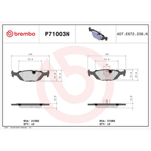 Brembo P71003n Brake Pad||p71003n_Drw.Jpg||87||brmp71003n||1753962