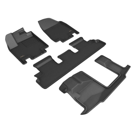 Product of 3D Mats KAGU L1IN03201509 Black Thermoplastic Rubber Of Carbon Fiber Texture Floor Liner 