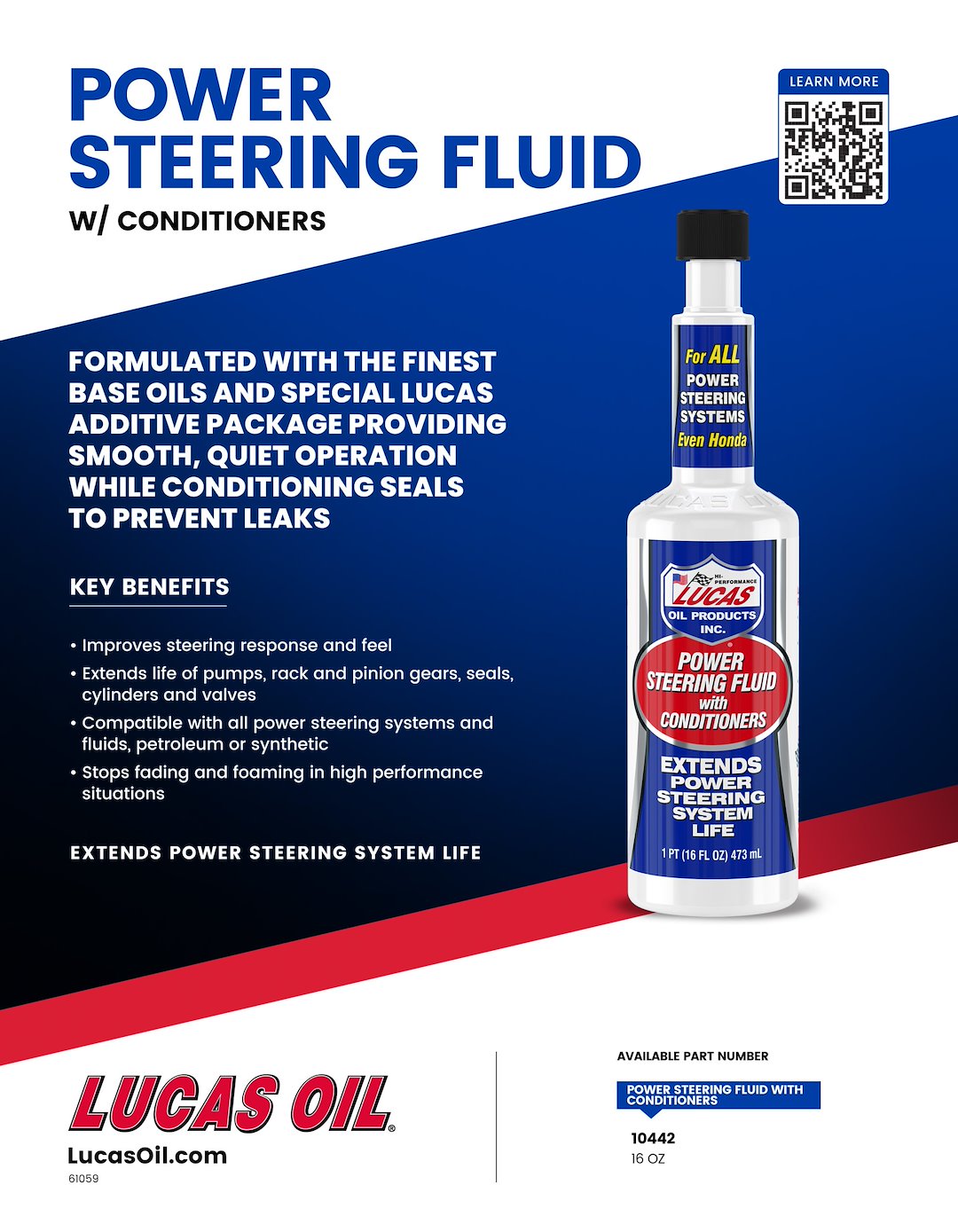 Lucas Oil 10442 Power Steering Fluid||10442_2.Jpg||87||l4410442||1040187