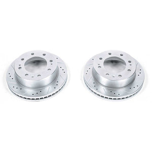 Product of Power Stop AR82153XPR Evolution TRU-CAST ™ Drilled And Slotted 1-Piece Brake Rotor 