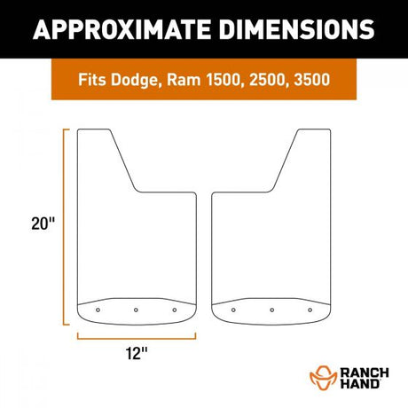 Ranch Hand 250931rh Mud Flap||250931rh_1.Jpg||86||rnh250931rh||2218868