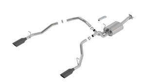 Product of Borla 140758BC Touring Cat Back System Single Exhaust System Kit 