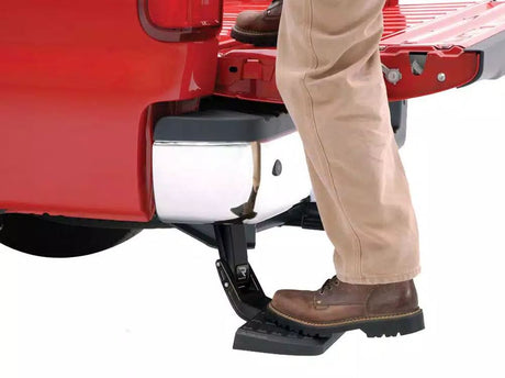 Product of Amp Research 75303-01A Black Powder Coated Aluminum Truck Step