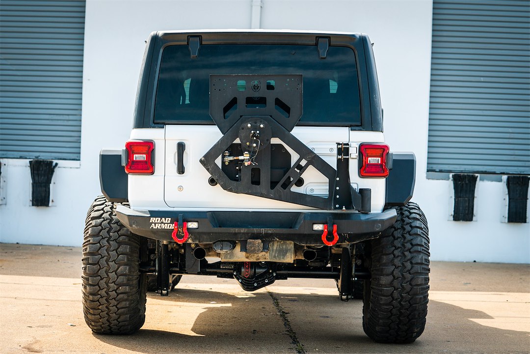 Product of Road Armor 518AFRWB Non-Exposed Fasteners Black Fender Flare - 