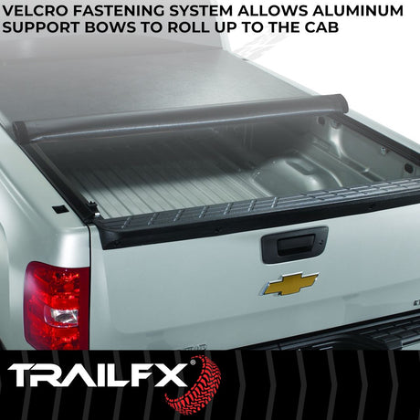 Product of TrailFX TFX Soft Rolling Soft Roll-Up TFX2202 Tonneau Cover 