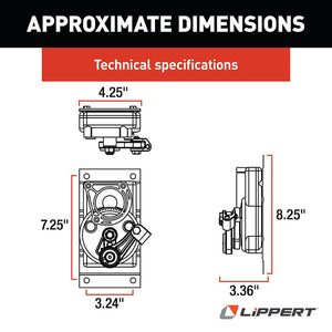 Product of Lippert Components 379161 Entry Step Gear
