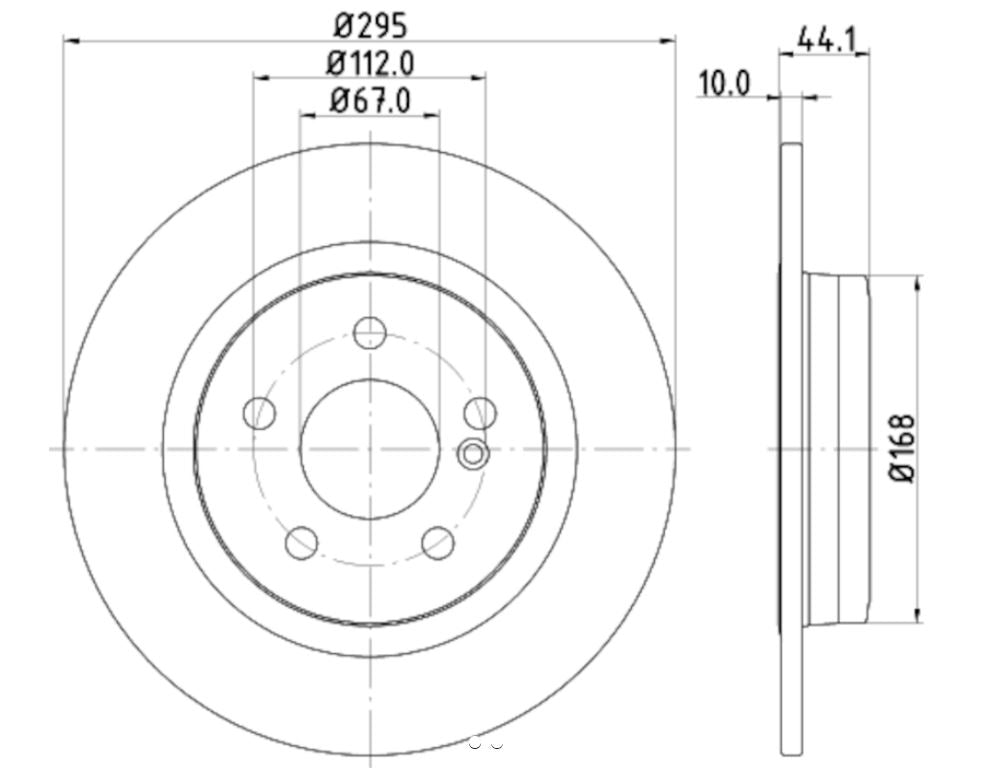 Product of Hella 355119422  Brake Rotor 