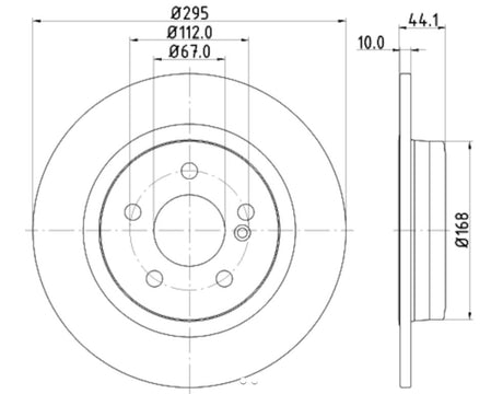 Product of Hella 355119422  Brake Rotor 