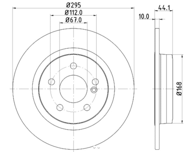 Product of Hella 355119422  Brake Rotor 