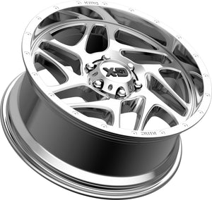Product of KMC Wheels 20x9 Silver Wheel - 8x6.69 Bolt Pattern 