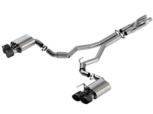 Product of Borla 140837CF ATAK ® Series Cat Back System Dual Exhaust System Kit 