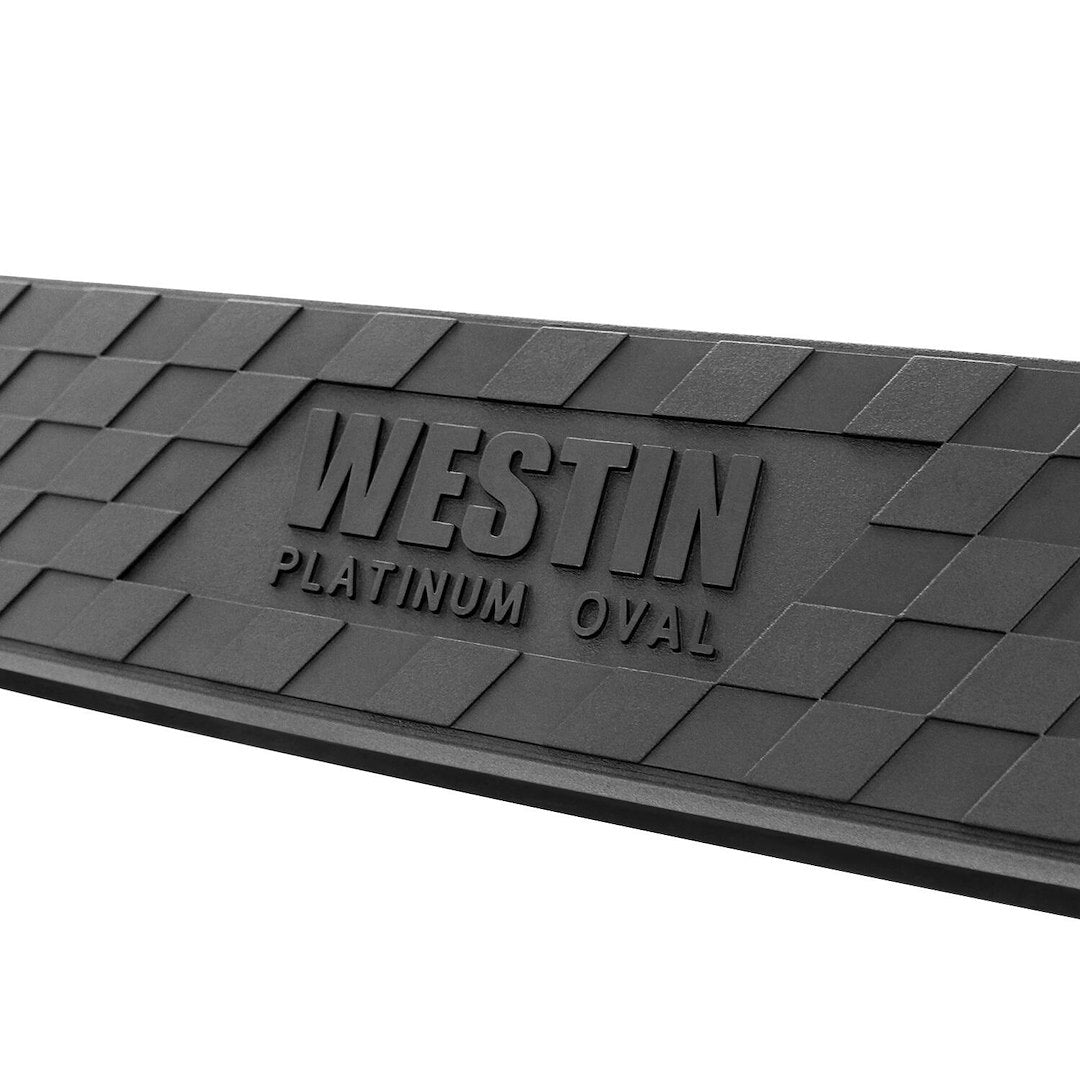 Product of Westin Automotive 21-4135 Platinum Nerf Bar With Surface Steps 