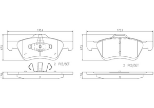 Brembo P24186n Brake Pad||p24186n_1.Png||86||brmp24186n||2104572