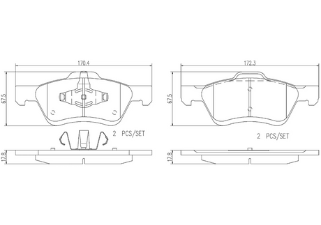Brembo P24186n Brake Pad||p24186n_1.Png||86||brmp24186n||2104572