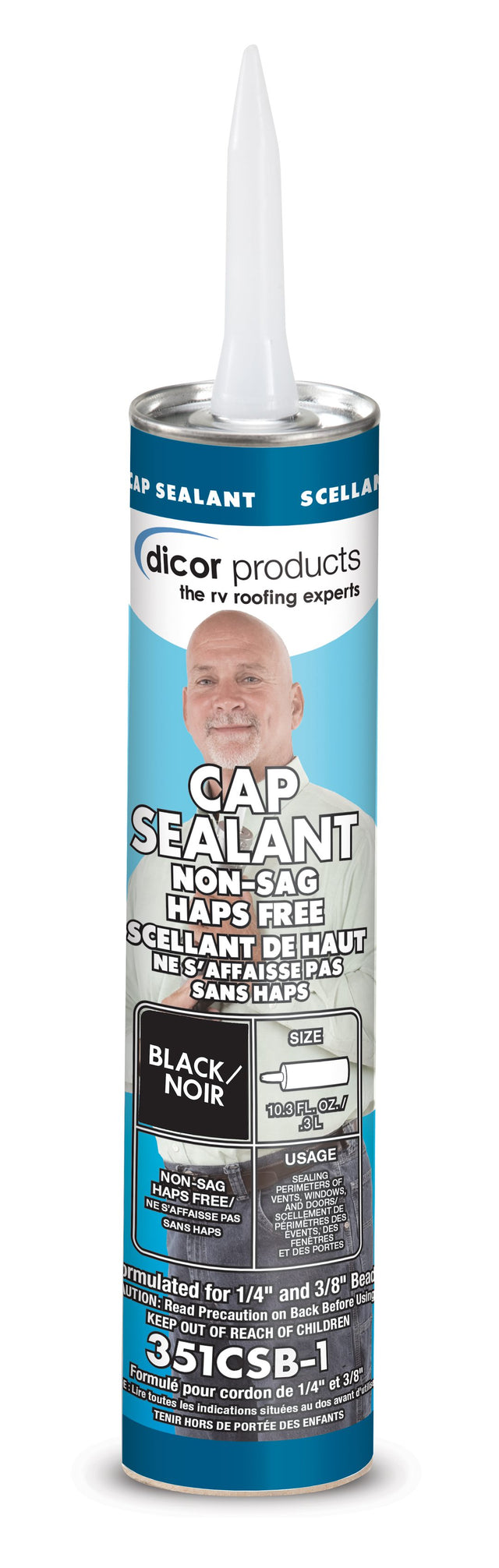Dicor Corp. 351csb-1 Roof Sealant||cap_Sealant_Black.Jpg||85||d6j351csb1||1320638