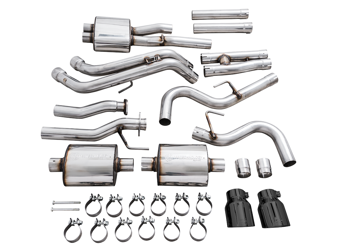 Product of AWE Tuning 3015-33826 0FG Cat-Back System Dual Exhaust System Kit 