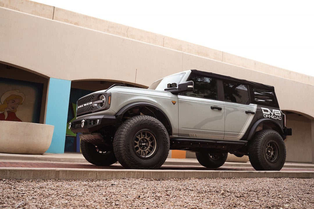 Product of DV8 Offroad SRBR-02 OE Plus Nerf Bar With Surface Steps 