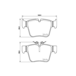 Product of Brembo P50133 Brake Pad - Set Of 4 