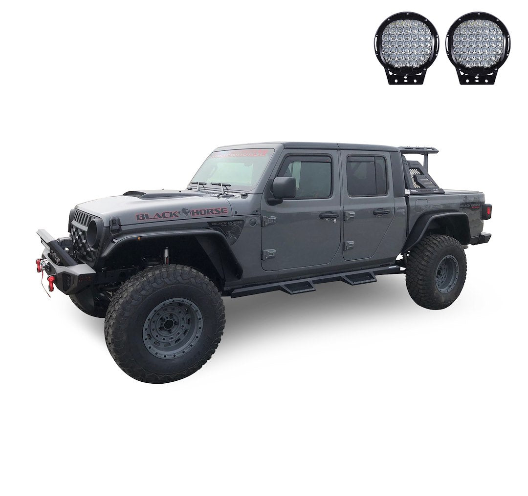 Product of Black Horse Offroad AR2-09BA3-PL69B  Truck Bed Bar 