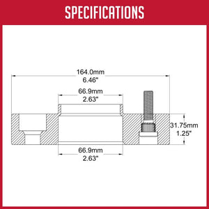 Coyote Wheel Accessories 5120-5120h-B669 Wheel Adapter||5120-5120h-B669_5.Jpg||90||rev05120hb669||1699123