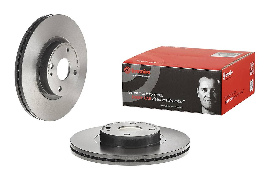 Product of Brembo 09C13611C02 Vented 1 Piece Brake Rotor 