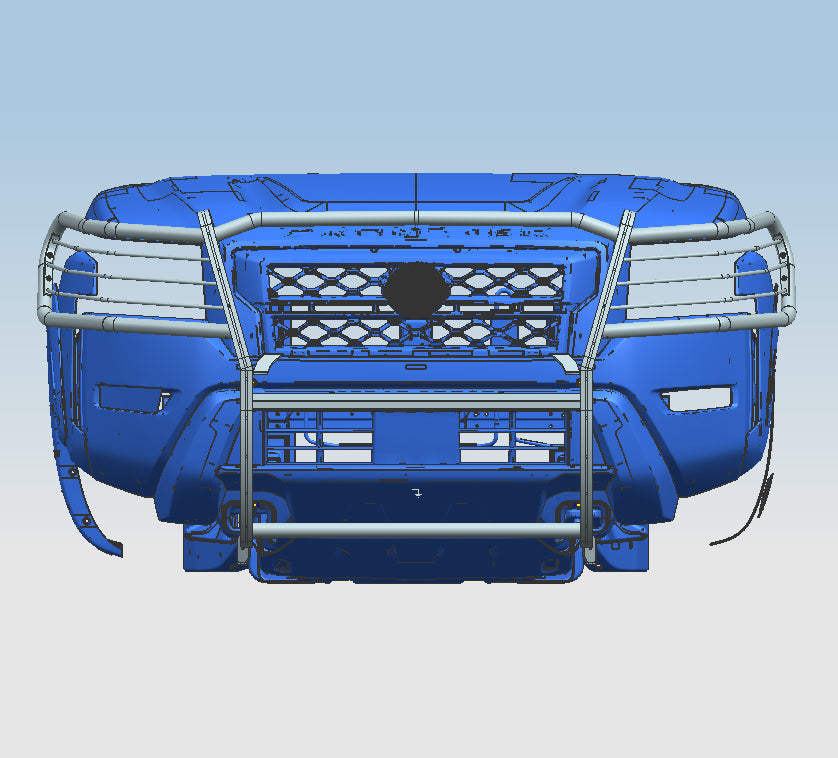 Product of Black Horse Offroad 17NI22MSS Grille Guard  