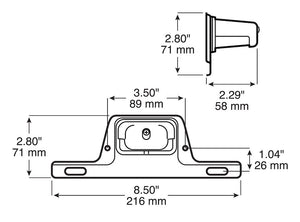 Peterson Mfg. M436b License Plate Bracket||prnm436b_1.Jpg||86||p6jm436b||1728863