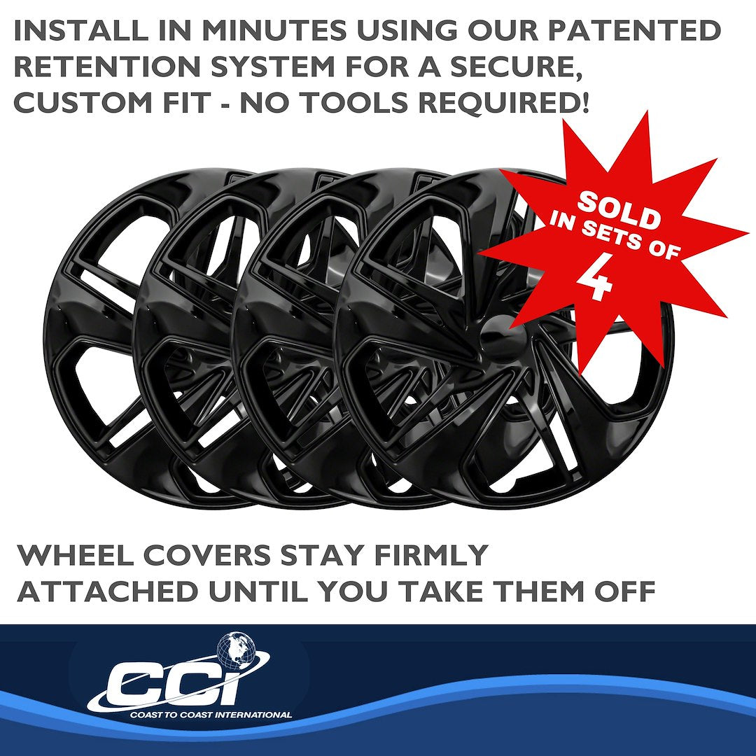 Product of Coast To Coast IWC54116BLK Black Set Of 4 