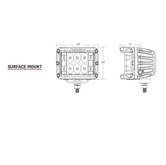 Product of Rigid Lighting 262214 Driving/ Fog Light 