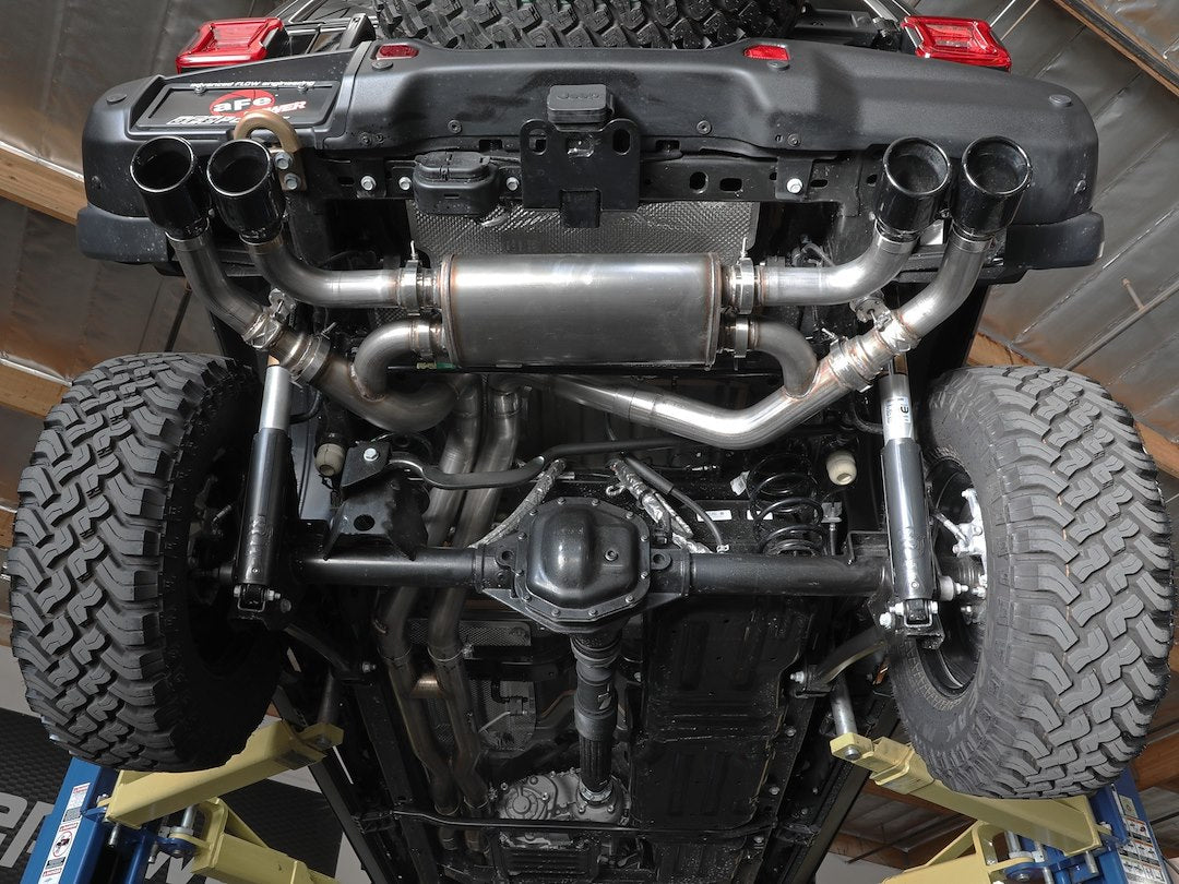 Product of Advanced FLOW Engineering 49-38098-P Vulcan Cat-Back System Dual Exhaust System Kit 
