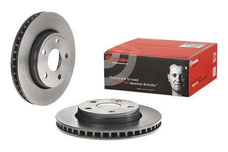 Product of Brembo 09C00311C02 Vented 1 Piece Brake Rotor 