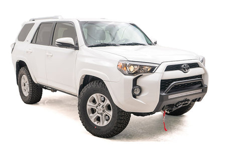Product of Fab Fours T4R-N4552-1 Hidden Winch Steel Powder Coated Bumper 
