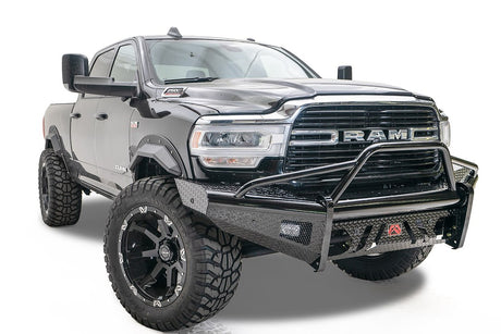 Product of Fab Fours DR19-S4462-1 Black Steel Steel Gloss Powder Coated Bumper 