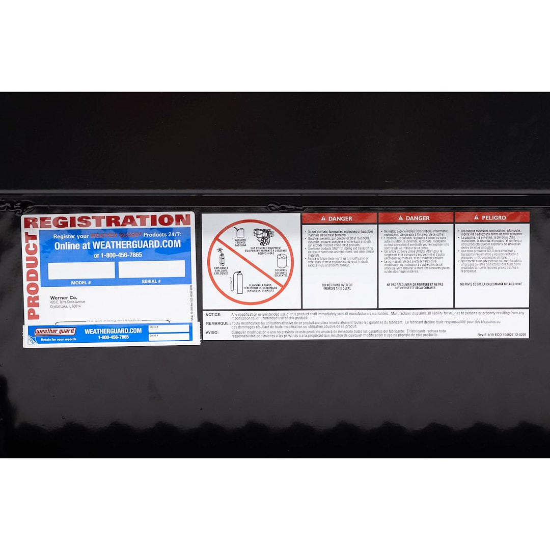 Product of Weather Guard (Werner) 164-5-04 Low Profile Toolbox 