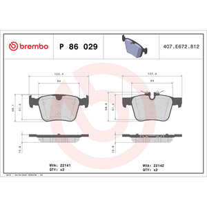Brembo P86029 Brake Pad||p86029_Drw.Jpg||87||brmp86029||1754519