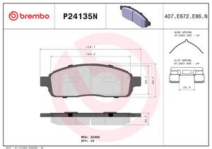 Brembo P24135n Brake Pad||p24135n_1.Png||86||brmp24135n||2104560