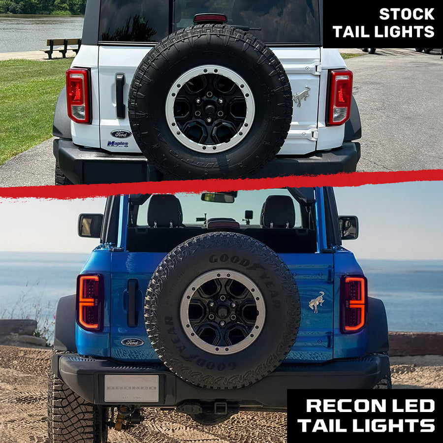 Product of Recon Accessories 264279BK Tail Light Assembly 