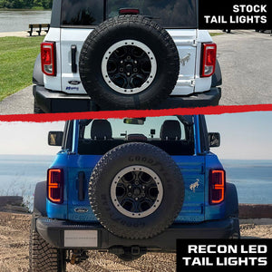 Product of Recon Accessories 264279BK Tail Light Assembly 