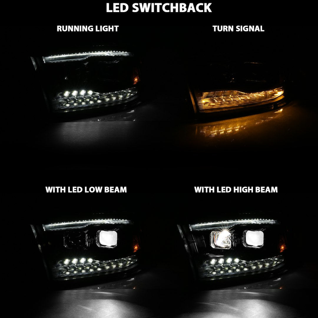 Product of ANZO USA 111464 Projector Beam Headlight Assembly - LED - Set Of 2 