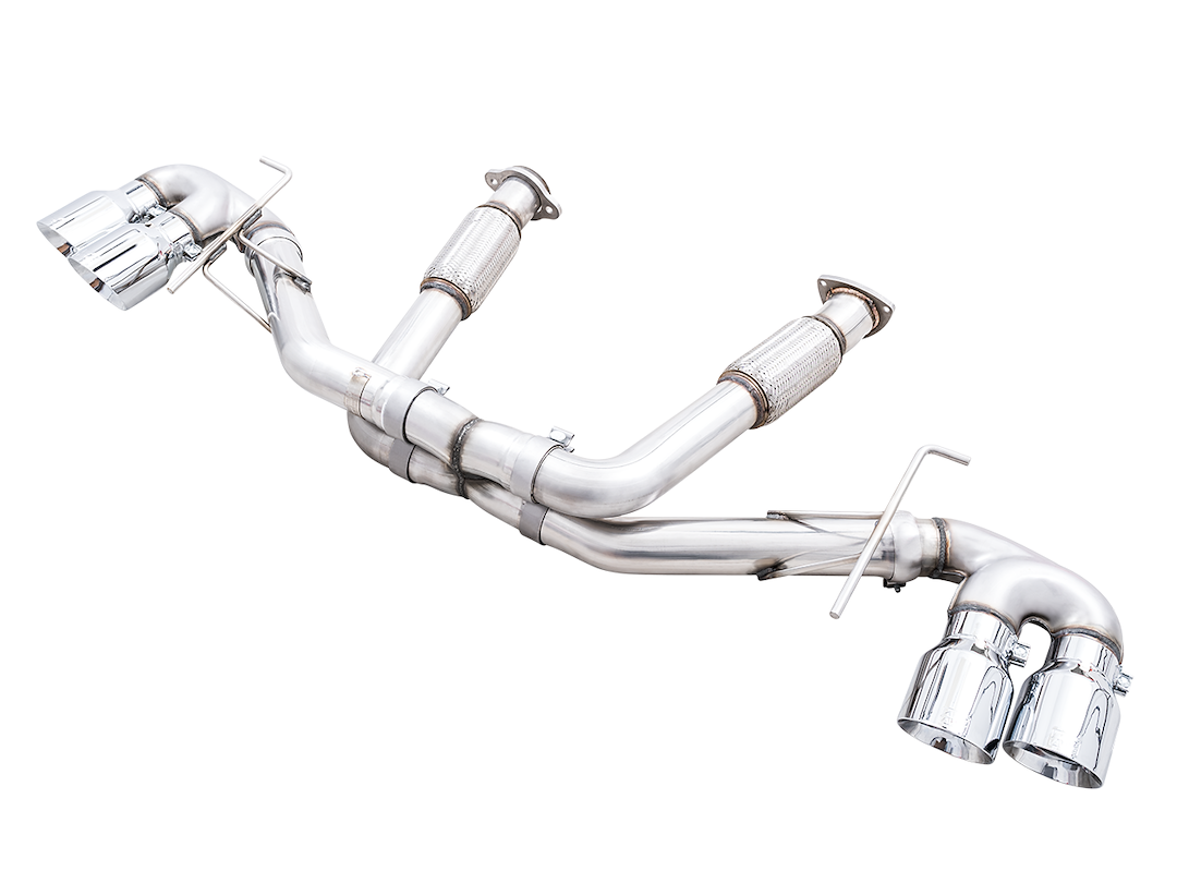 Product of AWE Tuning 3020-42080 Track Edition Cat-Back System Dual Exhaust System Kit 