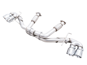 Product of AWE Tuning 3020-42080 Track Edition Cat-Back System Dual Exhaust System Kit 
