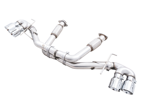 Product of AWE Tuning 3020-42080 Track Edition Cat-Back System Dual Exhaust System Kit 