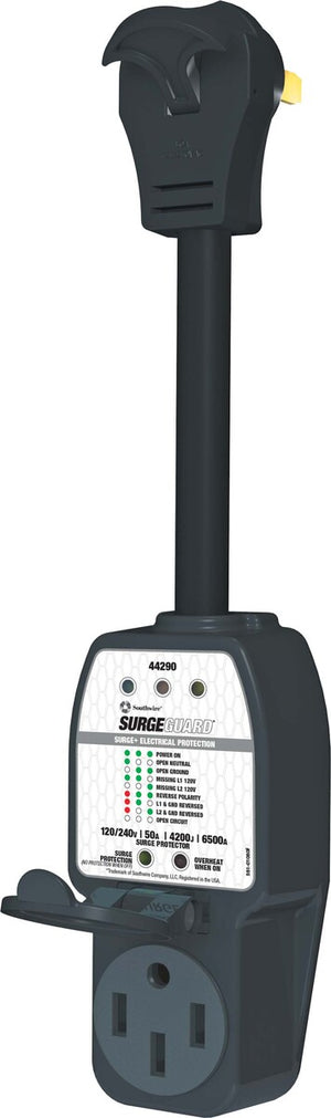 Product of SouthWire Corp. 44290 120/ 240 Volt 50 Amp Surge Protector 