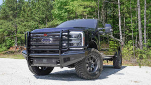 Product of Fab Fours FS23-S5960-1 Black Steel Steel Gloss Powder Coated Bumper 