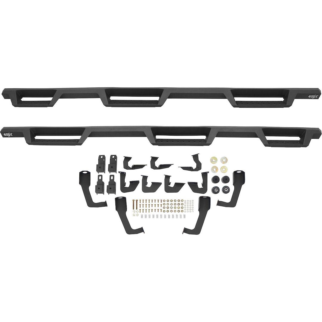 Product of Westin Automotive 56-534575 Black Powder Coated Square Nerf Bar - Truck Wheel To Wheel 