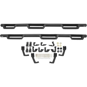 Product of Westin Automotive 56-534575 Black Powder Coated Square Nerf Bar - Truck Wheel To Wheel 