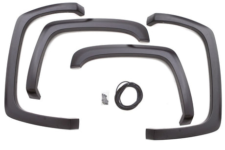 Product of Lund International SX103T Non-Exposed Fasteners Black Fender Flare - Set Of 4 